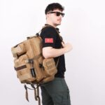 42 Litre Tactical Trekking Dağcı Sırt Çantası - Bej