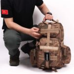 42 Litre Tactical Trekking Dağcı Sırt Çantası - Jandarma Çöl Kamuflaj - Görsel 3
