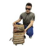 50 Litre Peç Alanlı Tactical Spor Çantası - Jandarma Çöl Kamuflaj - Görsel 3