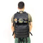 50 Litre Peç Alanlı Tactical Spor Çantası - Siyah
