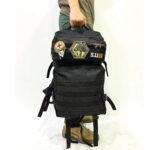50 Litre Peç Alanlı Tactical Spor Çantası - Siyah - Görsel 2