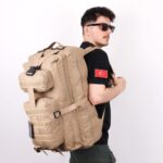 65 Litre Outdoor Sırt Çantası - Bej - Görsel 3