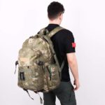 75 Litre Yatay Outdoor Cepli Sırt Çantası - TSK Askeri Kamuflaj - Görsel 2