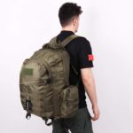 75 Litre Yatay Outdoor Cepli Sırt Çantası - Haki - Görsel 3