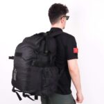 75 Litre Yatay Outdoor Cepli Sırt Çantası - Siyah - Görsel 3