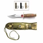 Ceviz Saplı Gri Kasatura - Komando Bıçağı