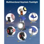 Çok Fonksiyonlu Mini El Feneri 7 Işık Modlu - Görsel 2