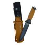 Halmak Salur Bıçak - Outdoor Tactical Bıçak Bej - Görsel 2