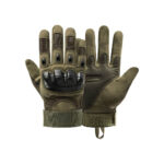 Bedenli Kemikli Uzun Motosiklet Taktik Eldiven - Haki