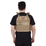 Fonksiyonel Kolay Çıkarılabilen Hücum Yeleği Airsoft Vest - Jandarma Çöl Kamuflaj - Görsel 3