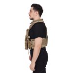 Fonksiyonel Kolay Çıkarılabilen Hücum Yeleği Airsoft Vest - Jandarma Çöl Kamuflaj - Görsel 5