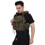 Fonksiyonel Kolay Çıkarılabilen Hücum Yeleği Airsoft Vest - Askeri Kamuflaj - Görsel 4