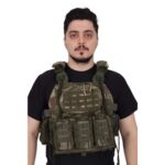 Fonksiyonel Kolay Çıkarılabilen Hücum Yeleği Airsoft Vest - Askeri Kamuflaj - Görsel 2