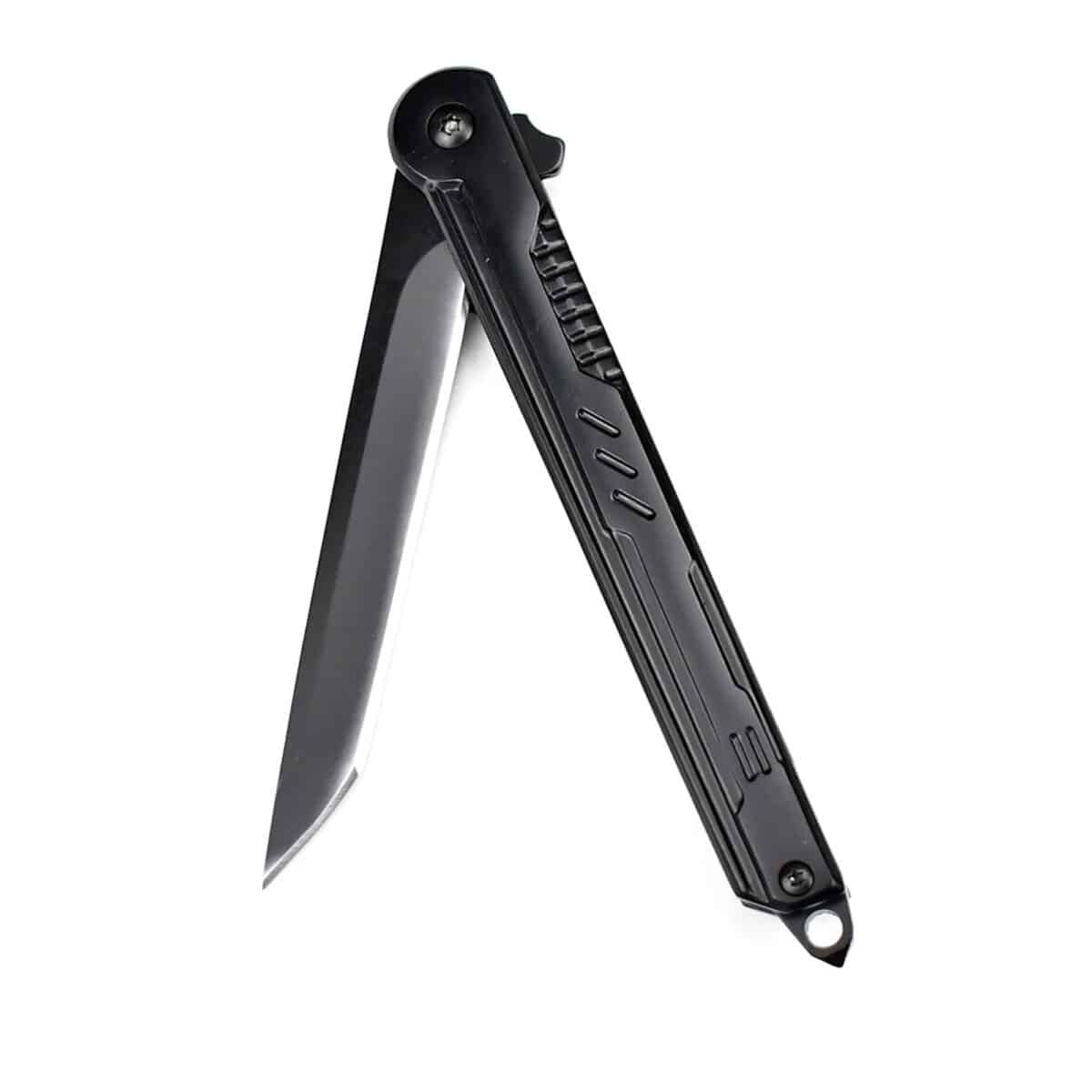 M390 Metal Siyah Çakı-toptan-cephe1 Metal Siyah Çakı - M390 Bıçak - Görsel 1