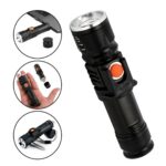 P50 LED Mıknatıslı El Feneri – USB Şarjlı Fener - Görsel 2