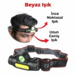 Şarjlı Kafa Feneri Bisiklet Kafa Lambası