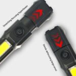 Teleskopik LED El Feneri - USB Şarj Edilebilir - Görsel 2