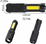 Teleskopik LED El Feneri - USB Şarj Edilebilir - Görsel 3