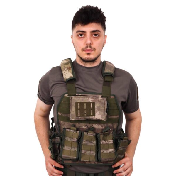 Askeri Airsoft Hücum Yeleği Vest - TSK Kamuflaj