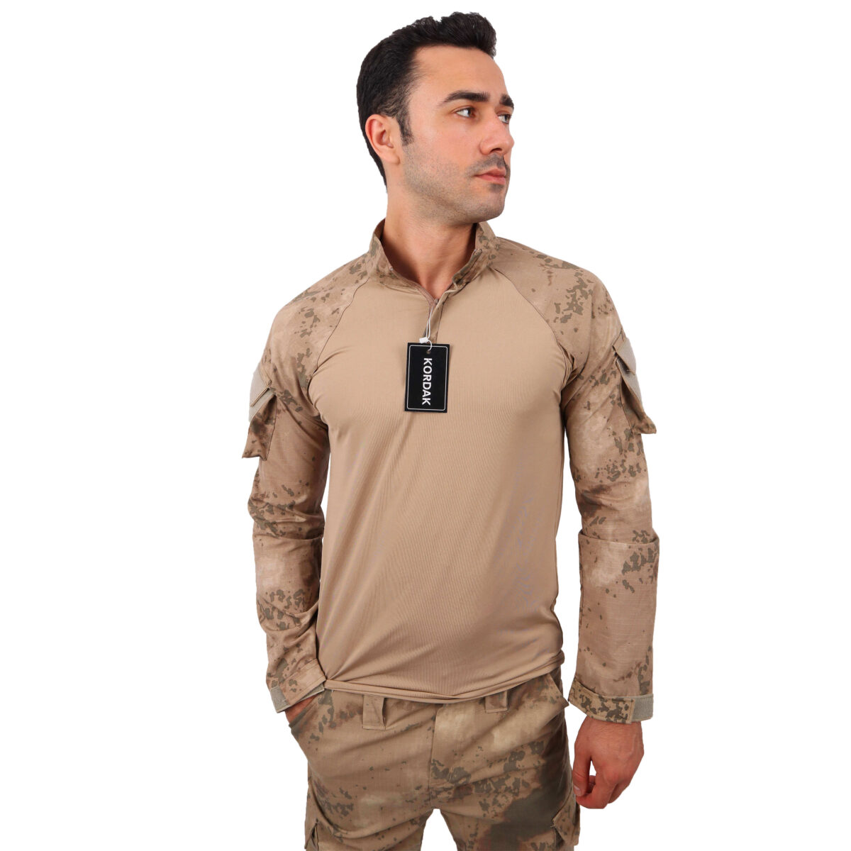 Tactical Combat Tişört Gömlek - Jandarma Çöl Kamuflaj - Görsel 3