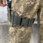 JÖH Stil Bacak Tabanca Kılıfı Cırt Cırtlı - TSK Kamuflaj - Görsel 3