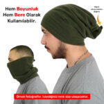 Siyah Polar Boyunluk - Bere Olarak Kullanılabilir - Görsel 2