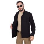 Taktik Gömlek Outdoor Likralı - Siyah - Görsel 6