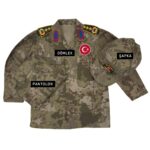 Toptan Asker Çocuk Kıyafeti - TSK Piyade Kamuflaj 3'lü Set - Görsel 3