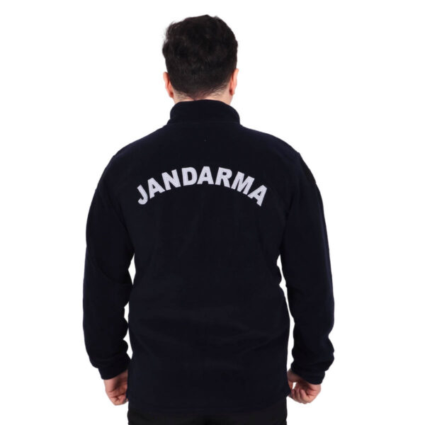 Jandarma Yazılı Polar Hırka - Lacivert