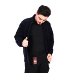 Jandarma Yazılı Polar Hırka - Lacivert - Görsel 3