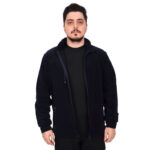 Jandarma Yazılı Polar Hırka - Lacivert - Görsel 4