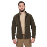 Peç Alanlı Tactical Polar Hırka – Haki