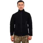 Peç Alanlı Tactical Polar Hırka – Siyah - Görsel 2
