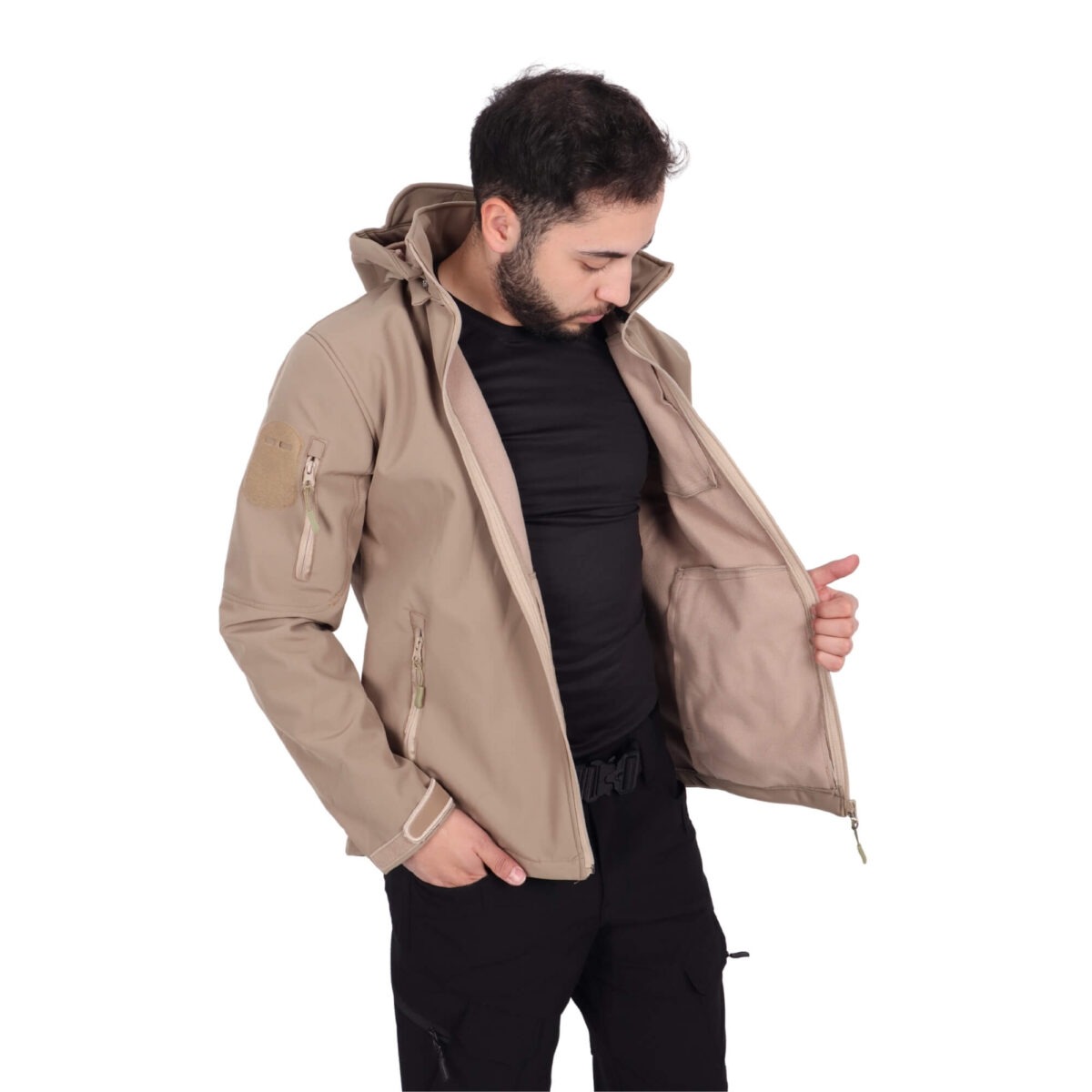 toptan-siyah-softshell-su-gecirmez-tactical-mont-askeri-bej7