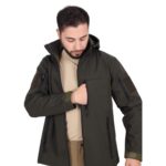 Su Geçirmez Tactical Softshell Mont - Haki - Görsel 7