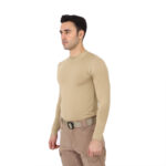 Uzun Kol Micro Spor Tişörtü - Bej - Görsel 2