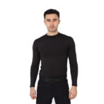 Uzun Kol Micro Spor Tişörtü - Siyah