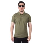 Lacost Polo Yaka Tactical T-Shirt - Haki