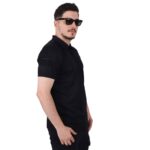 Lacost Polo Yaka Tactical T-Shirt - Siyah - Görsel 2