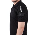 Lacost Polo Yaka Tactical T-Shirt - Siyah - Görsel 4