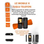 UZ Mobile Tuşlu Asker Telefonu (BTK Kayıtlı) - Görsel 2