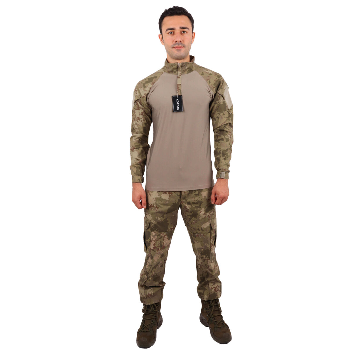 Tactical Combat Tişört Gömlek - Askeri Kamuflaj - Görsel 7
