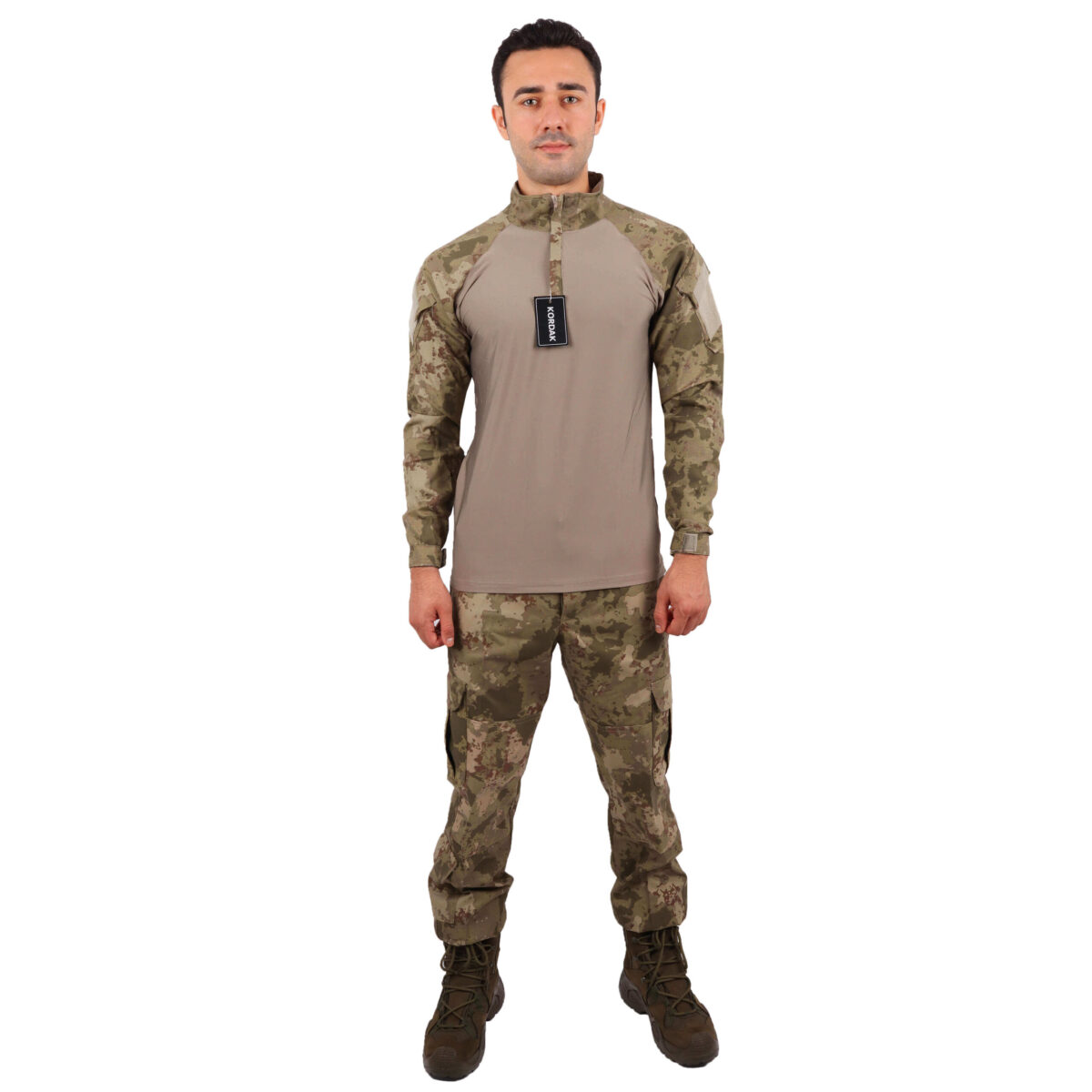 Tactical Combat Tişört Gömlek - Askeri Kamuflaj - Görsel 7