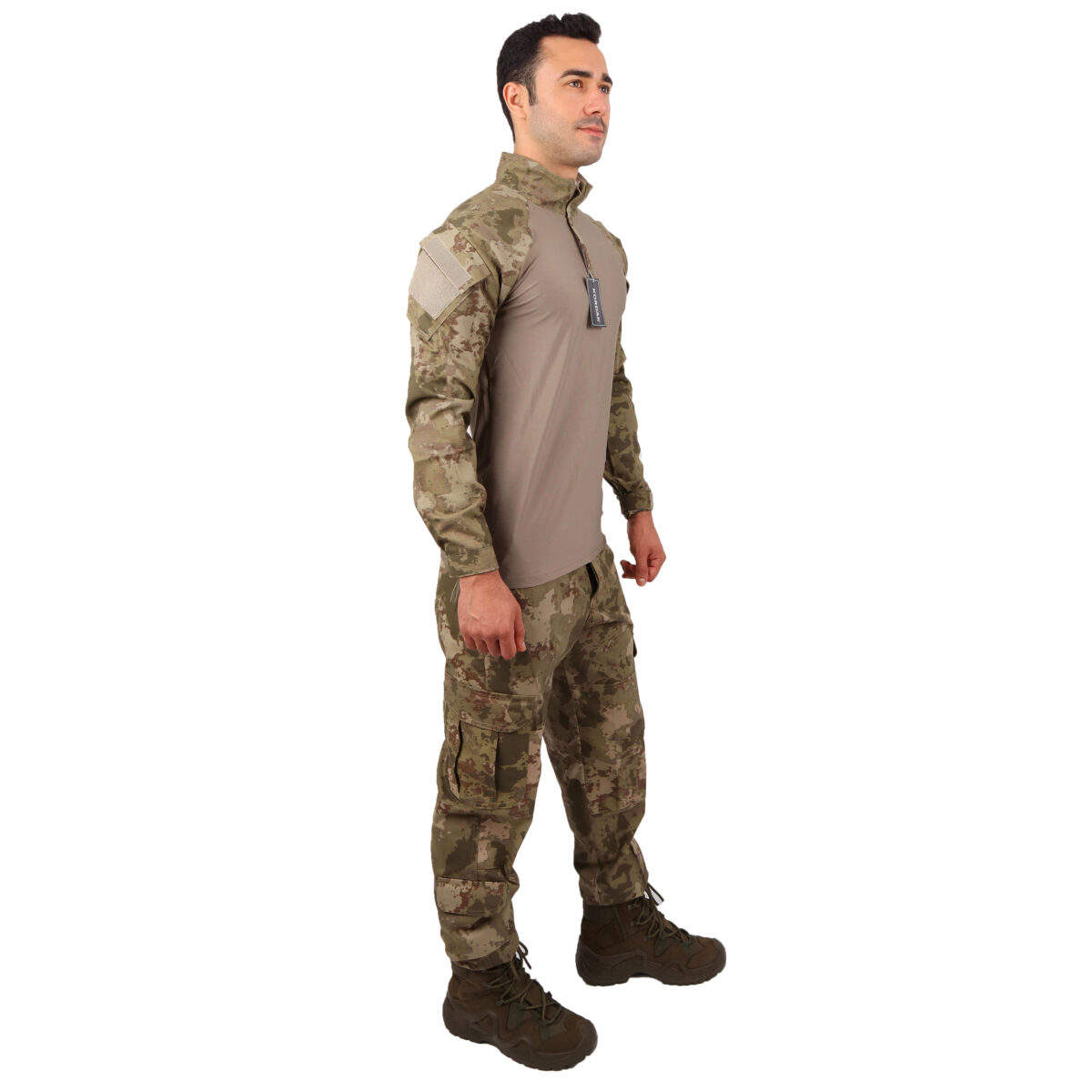 Tactical Combat Tişört Gömlek - Askeri Kamuflaj - Görsel 5
