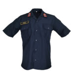 JANDARMA ASAYİŞ LACİVER KISA KOLLU GÖMLEK toptan