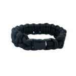 Klipsli Siyah Paracord Bileklik – hayatta kalma bilekligi M2