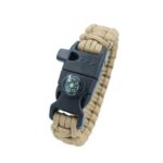 Pusulalı bej Paracord Bileklik M3 toptan