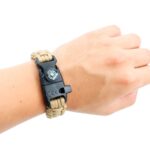 Pusulalı bej Paracord Bileklik M3 toptan2