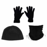 polar Siyah Bere Boyunluk Eldiven Set toptan