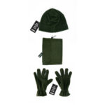 polar haki yeşil Bere Boyunluk Eldiven Set toptan1